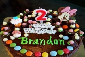 Happy Bakery Chiang Mai chocolate birthday cake