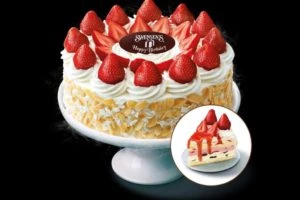 Swensens strawberry cookies and cream cake