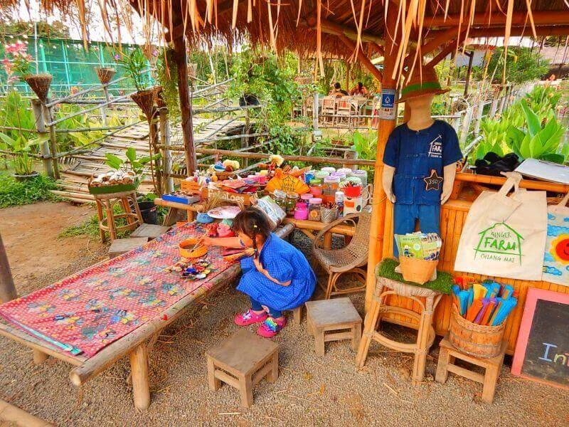 Ginger Farm Chiang Mai kid crafts Ginger Farm kid crafts Chiang Mai