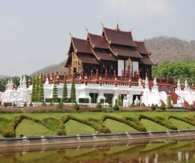 Royal Pavilion Rajapruek garden park Chiang Mai