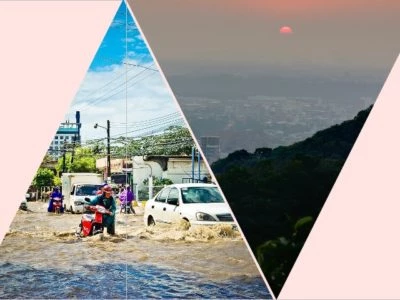 smoky season and rainy season Chiang Mai