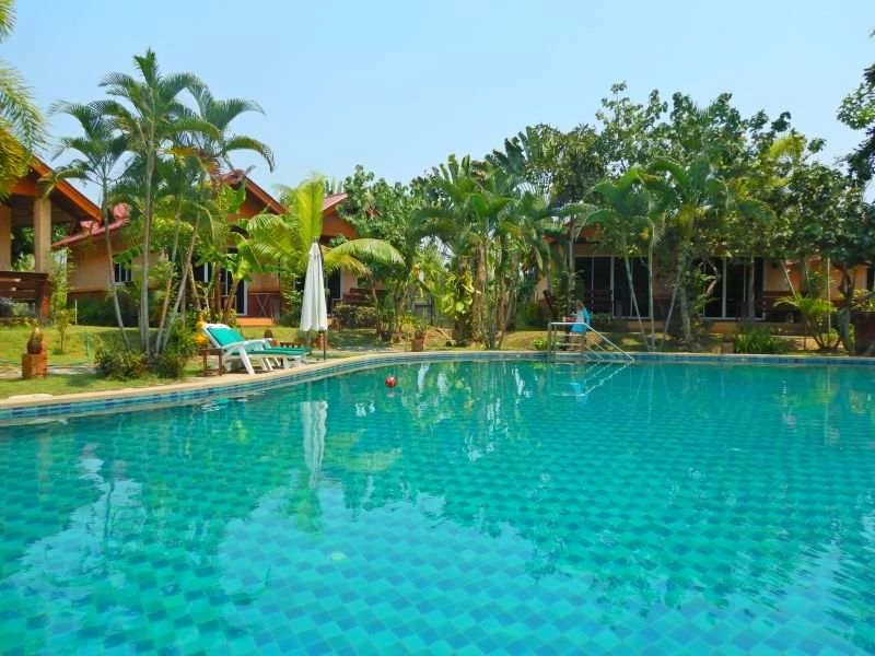 Resort swimming pool Chiang Mai