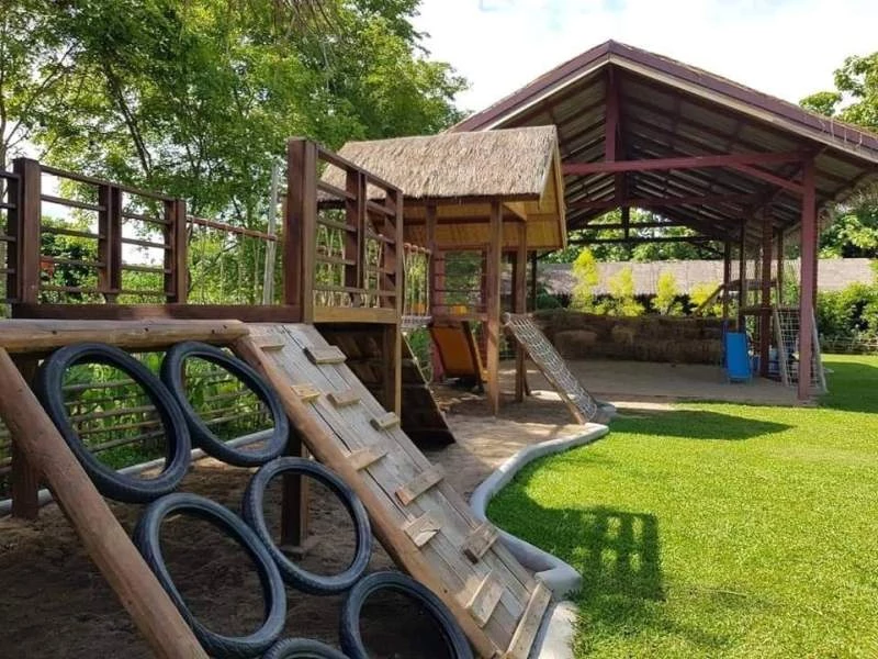 Ginger Farm playground restaurant with playground Chiang Mai