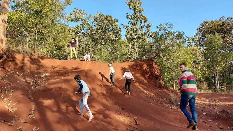Desert dune sliding Chiang Mai