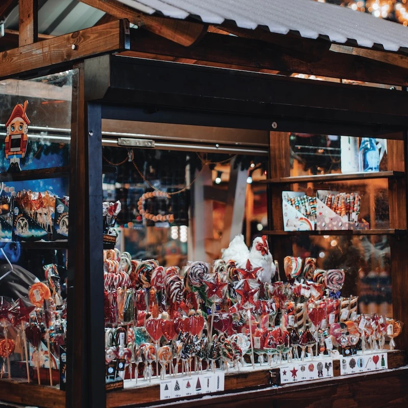 Intercontinental christmas market stall