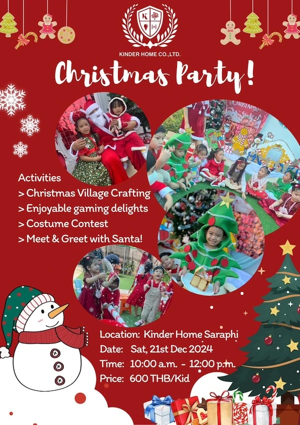 Kinder Home Christmas Activity chiang mai