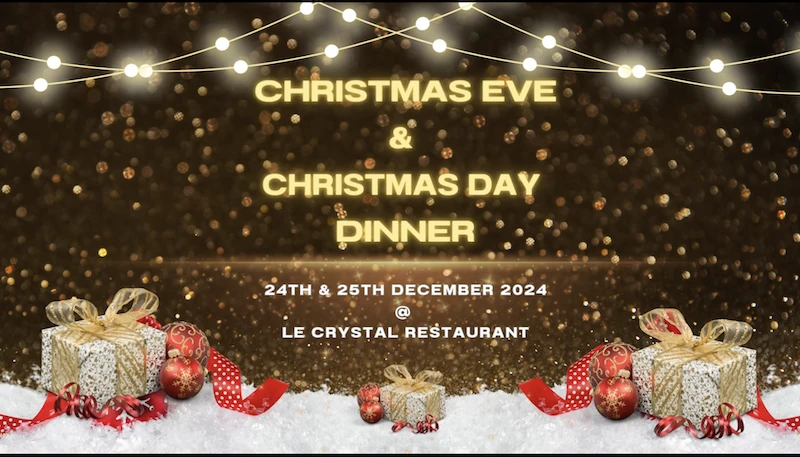 Le Crystal Christmas dinner Chiang Mai