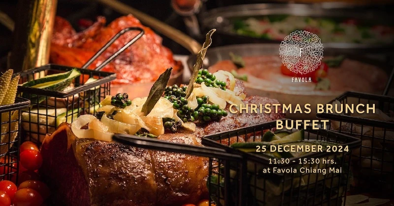 Marriot Christmas day brunch Favola chiang mai