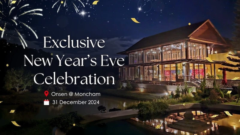 Onsen Mon Cham New Year's eve Party Chiang Mai