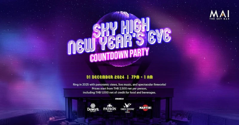 Sky Bar New Year's Eve Party CHiang Mai