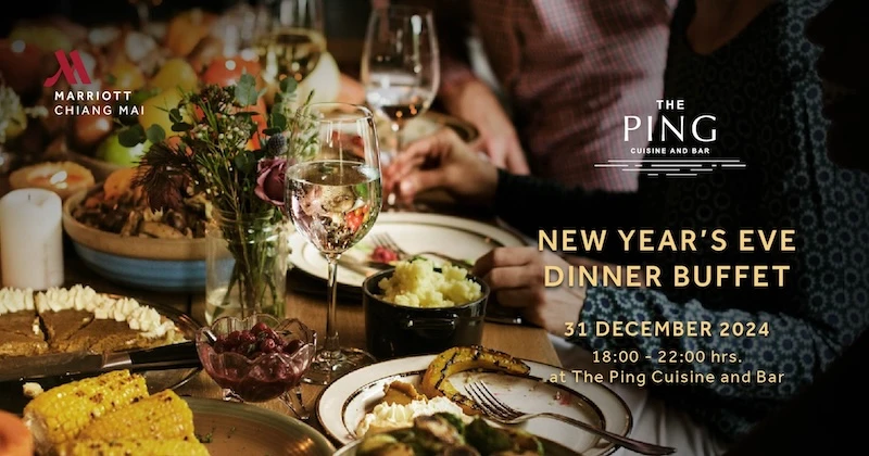 The Marriot CHiang Mai New Year's Eve Dinner